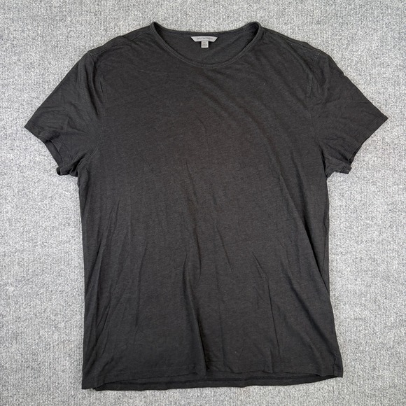 John Varvatos Other - John Varvatos T Shirt Mens 2XL Black Ramie Viscose Short Sleeve Lounge Comfy